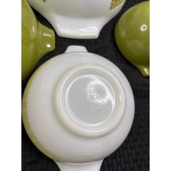 Pyrex Verde Cinderella Full Set of Four Bowls - Picture 4 of 9